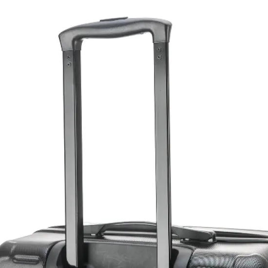 InUSA Deep Lightweight Hardside Large Checked Spinner Suitcase image {13}