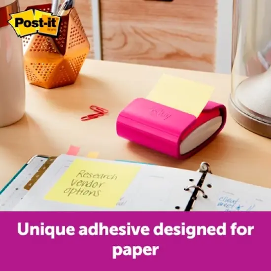 Post-it Pop-Up Original Notes Value Pack, 3 x 3 Inches, Assorted Colors, Pad of 100 Sheets, Pack of 18 image {3}