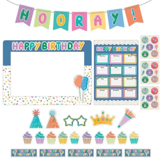Carson Dellosa Education Birthday Decoration Set, 92 Pieces image {1}