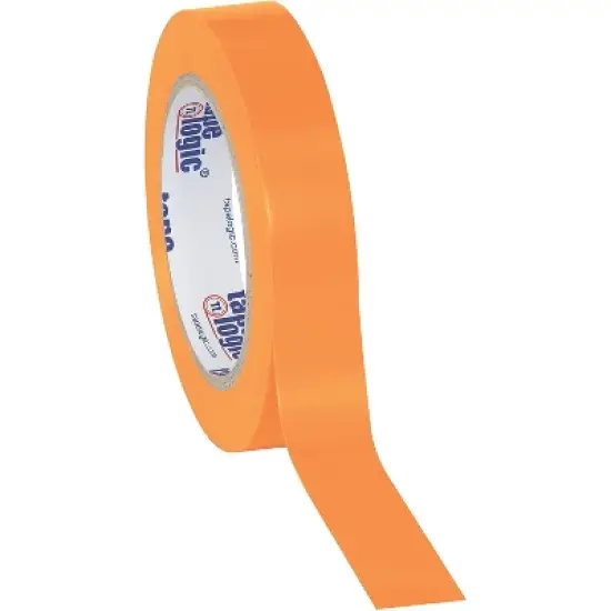 Tape Logic Solid Vinyl Safety Tape 6.0 Mil 1" x 36 yds Orange 3/Case T91363PKO image {1}