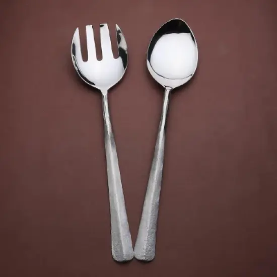 Inox Artisans Ridge Salad Serving 2 Pc. Set image {2}