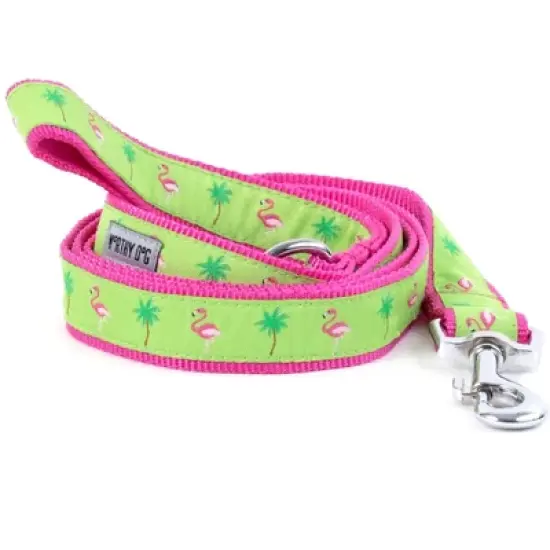 The Worthy Dog Flamingos Dog Leash image {1}