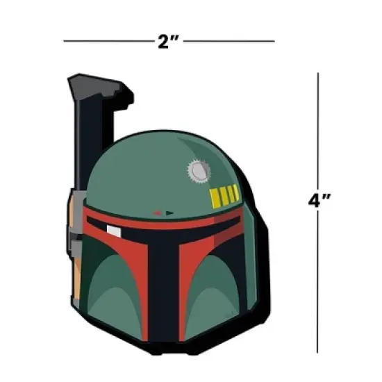 Aquarius Puzzles Star Wars Boba Fett Helmet Funky Chunky Magnet image {3}