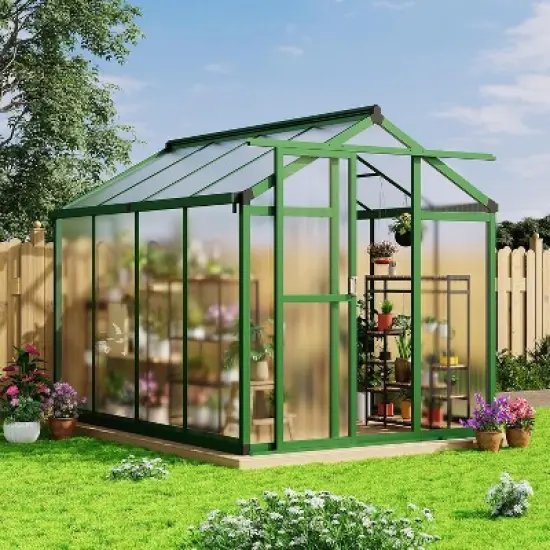 GustoWave Large Walk-In Outdoor Greenhouse for Backyard, Patio, and Lawn Gardening image {7}