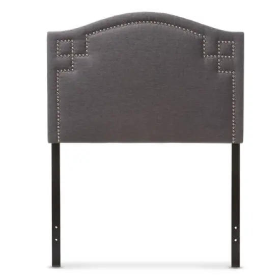 Aubrey Modern And Contemporary Fabric Upholstered Headboard - Twin - Baxton Studio image {1}