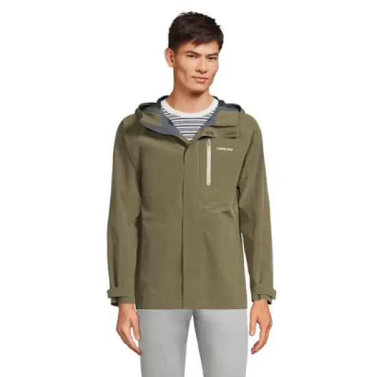 Lands' End Men's Waterproof Rain Jacket image {4}
