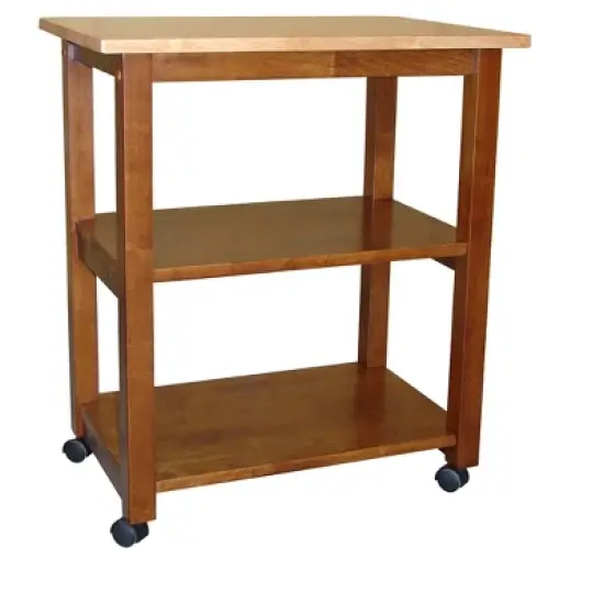 Addison Microwave Cart - International Concepts image {9}