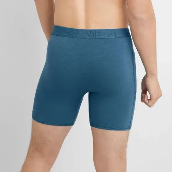 Hanes Premium Men's Explorer Boxer Briefs 2pk - Red/Blue image {3}