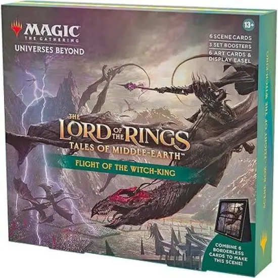 Magic The Gathering Magic: The Gathering - Lord of the Rings: Tales of Middle-earth Scene Box - Flight of The Witch-King image {1}