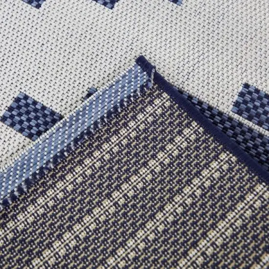 Victor Striped Trellis Rectangular Indoor/Outdoor Rug - Balta Rugs image {2}