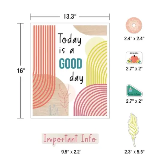 Carson Dellosa Education True to You Classroom Calendar Bulletin Board Set (137 pieces) image {3}