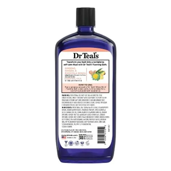 Dr Teal's Stress Relief Essential Oils Foaming Bath Soak - 34oz image {6}