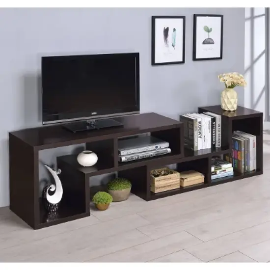 22" Velma 4 Shelf Multipurpose Modular Bookcase TV Stand &ndash; Coaster image {4}