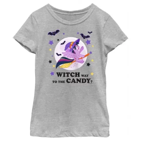 Girl's My Little Pony Halloween Twilight Sparkle Witch Candy T-Shirt image {4}