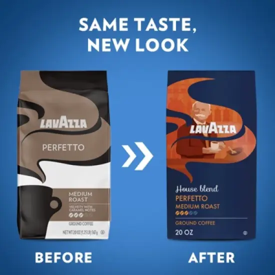 Lavazza House Blend Perfetto Ground Coffee, Medium Roast, 100% Arabica, 20 oz Bag (Pack of 6) image {6}