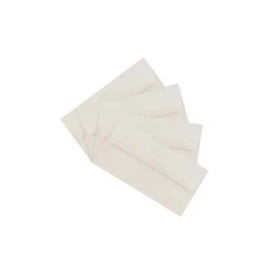JAM Paper Monarch Strathmore Invitation Envelopes 3.875x7.5 Bright White Wove 196556 image {2}