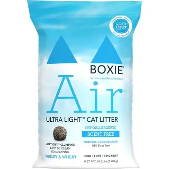 Boxiecat Unscented Odor Control Clumping Plant-Based Cat Litter image {8}