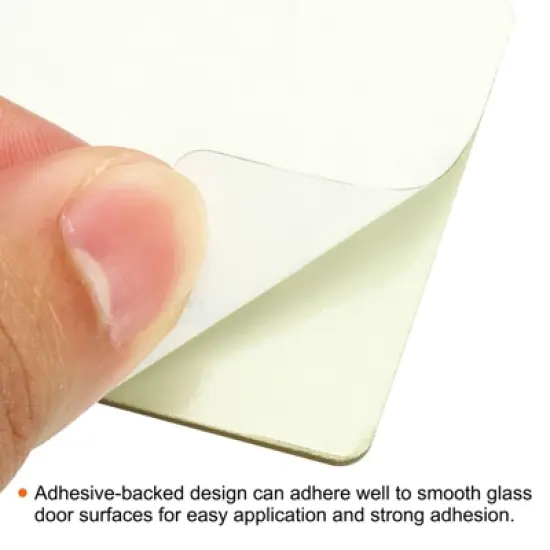 Unique Bargains Acrylic Durable Waterproof Easy to Clean Gate Sticker Wall Sign 4 Pcs image {4}