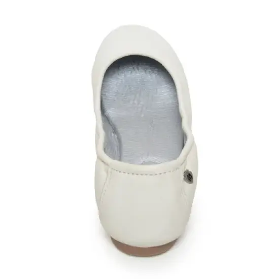 Minnetonka Women's Leather Anna Ballerina Flat image {3}