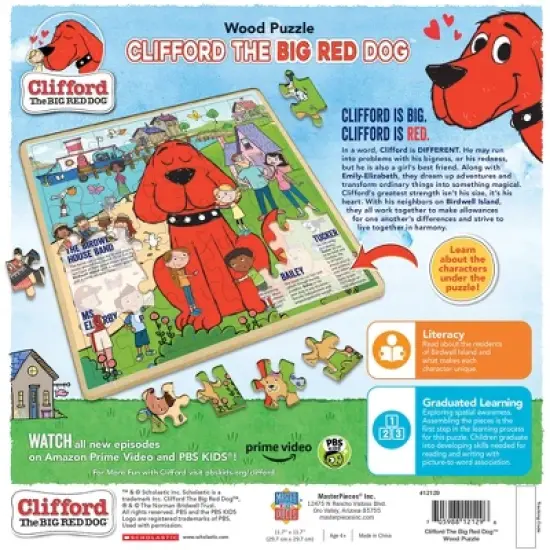 MasterPieces 48 Piece Jigsaw Puzzle for Kids - Clifford - 12"x12" image {2}