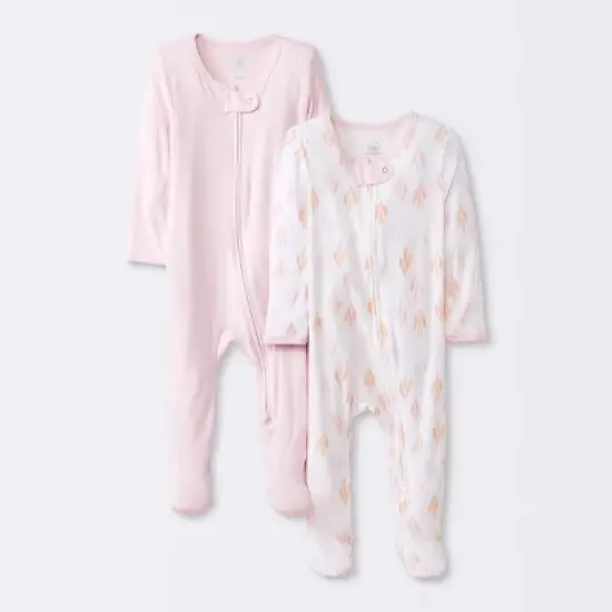 Baby Girls' 2pk Premium Sleep N' Play - Cloud Island&trade; image {4}