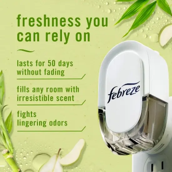 Febreze Light Plug Refill with Fade Defy Technology - Bamboo - 2pk image {2}