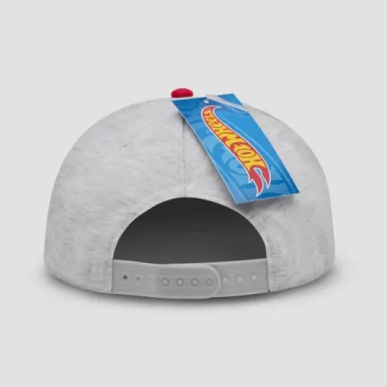 Boys' Hot Wheels Flat Brim Baseball Hat - Gray image {2}