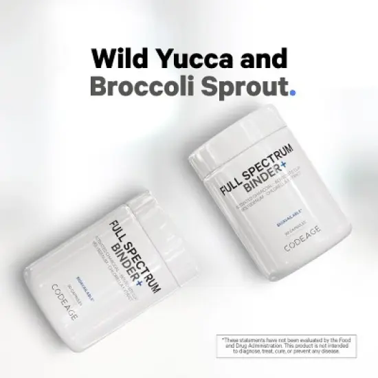 Codeage Binder + Activated Charcoal, Bentonite Clay, Molybdenum, Fulvic & Humic Acids - 90ct image {5}