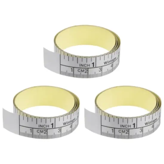 Unique Bargains Self-Adhesive Measuring Tape English Metric Left to Right image {6}