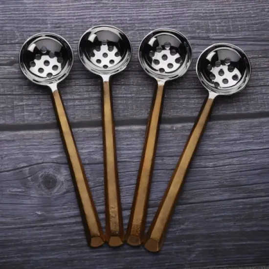 Inox Artisans Plateau Olive Spoons 4 Pc. Set image {2}