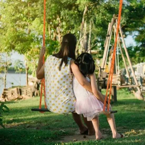 VEVOR Dual-Weave Polyester Cord, 3/8 inch by 120 feet, 48-Strand, 4000 Pound Tensile Strength, Multi-Use Rope for Arborist Activities, Orange/Black image {1}