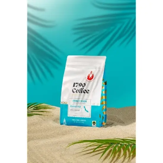 1790 Coffee Admiral&rsquo;s Reserve Medium-Dark Roast Whole Bean Coffee &ndash; 12 oz image {1}