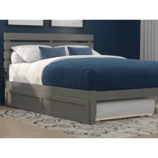 Twin Trundle Bed Gray - AFI image {1}