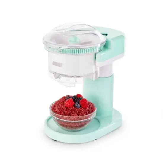 Dash Shaved Ice Maker: Aqua Blue Ice Shaver Machine, Slushie & Snow Cone Maker, Dishwasher-Safe Parts, 85W, 1-Year Warranty image {4}