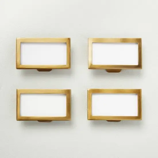 4pk Home Organization Metal Label Set - Hearth & Hand&trade; with Magnolia image {4}