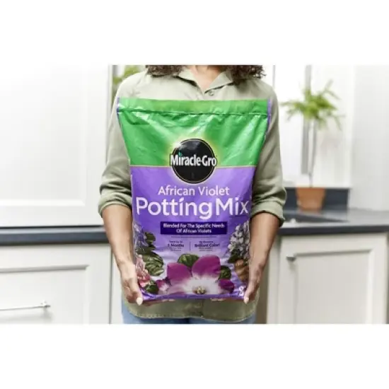 Miracle-Gro African Violet Potting Mix, 8 Quart Bag image {2}