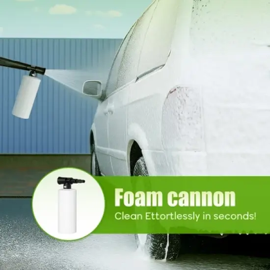 SUGIFT 3300PSI Electric Pressure Washer 2.0GPM Max, Green image {7}