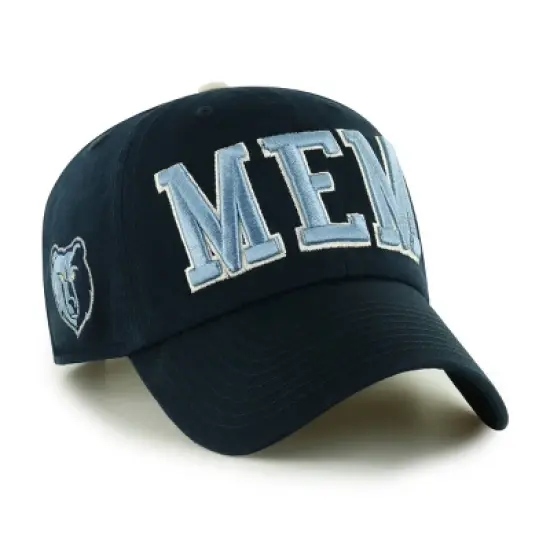 NBA Memphis Grizzlies Clique Hat: Cotton Adjustable Team Logo Cap image {3}