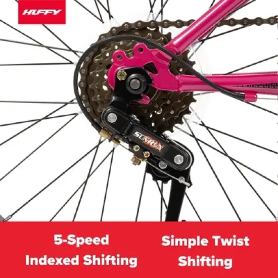 Huffy Granite Mountain Bike - 20" Wheels - 5 Speeds - Pink image {11}