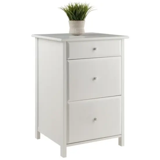Delta File Cabinet - White - Winsome image {6}