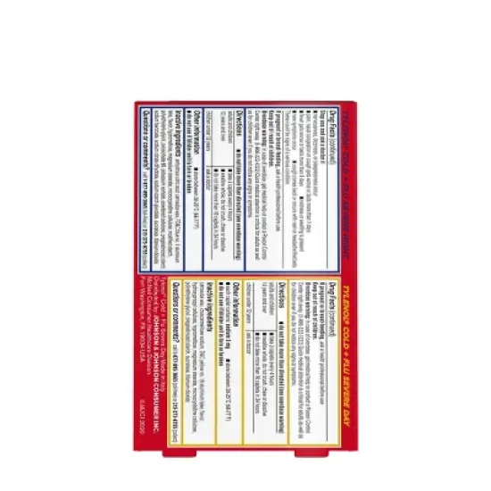 Tylenol Cold+Flu Severe Day/Night Caplets - Acetaminophen - 24ct image {6}