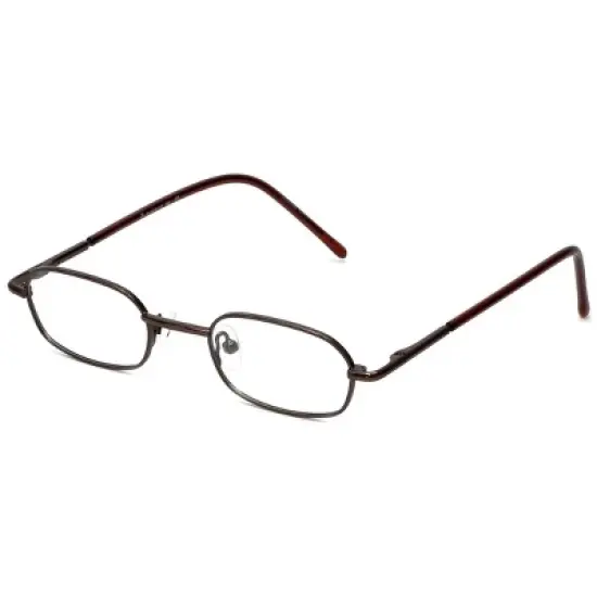 FlexPlus Designer Blue Light Blocking Reading Glasses Model 96 Shiny-Brown 43mm image {1}