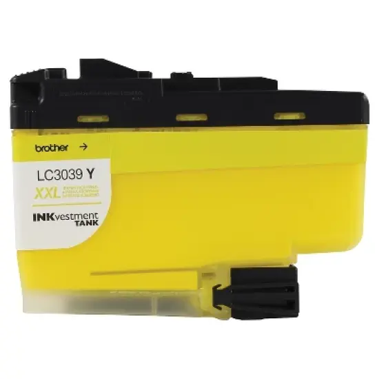 Brother LC3039Y INKvestment Ultra High-Yield Ink 5000 Page-Yield Yellow image {2}