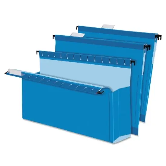 Pendaflex SureHook Reinforced Hanging Box Files 3" Expansion Legal Blue 25/Box 59303 image {2}