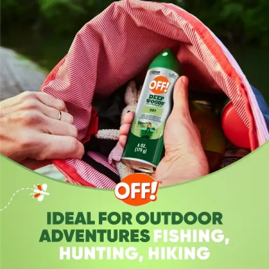 OFF! Deep Woods Mosquito Repellent Bug Spray Aerosol - 6oz image {4}