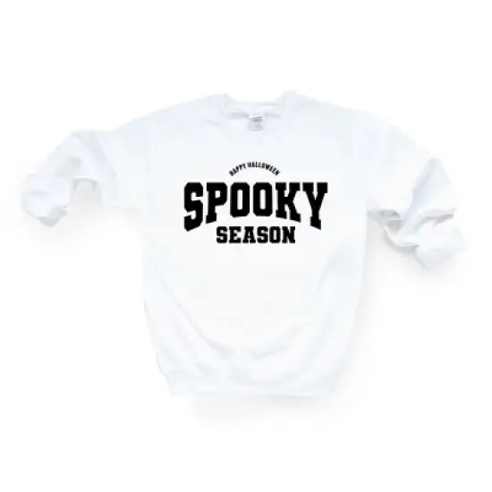 Simply Sage Market Women's Graphic Sweatshirt Varsity Spooky Season image {3}