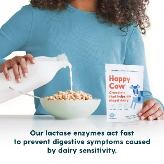 Happy Cow Kids' Fast Acting Lactase Digestive Supplement image {2}