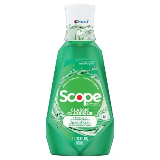 Crest Scope Classic Mouthwash - Original Mint - 1L image {6}