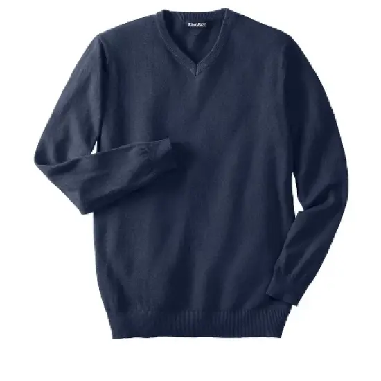 KingSize Men's Big & Tall Lightweight V-Neck Sweater image {2}