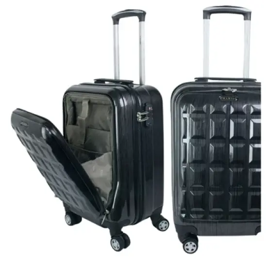 World Traveler Chariot Duro 20-inch Carry-On Spinner Luggage with Laptop Pocket image {3}